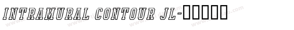 Intramural Contour JL字体转换